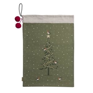 New Robin Christmas Tree Reusable Large‎ Gift Sack